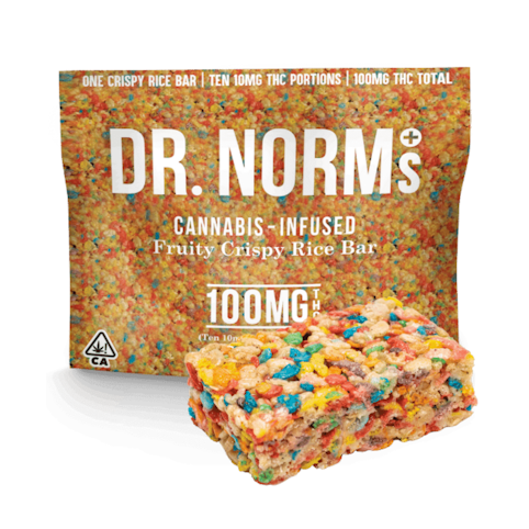 Dr. norm's - FRUITY PEBBLES RICE CRISPY TREAT
