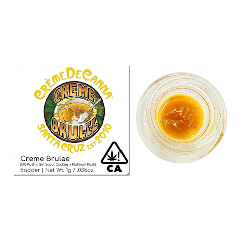 Creme de canna - CREME BRULEE - BADDER