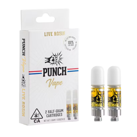 Punch - STRAWBERRY BANANA - ROSIN CARTRIDGE 2 PACK