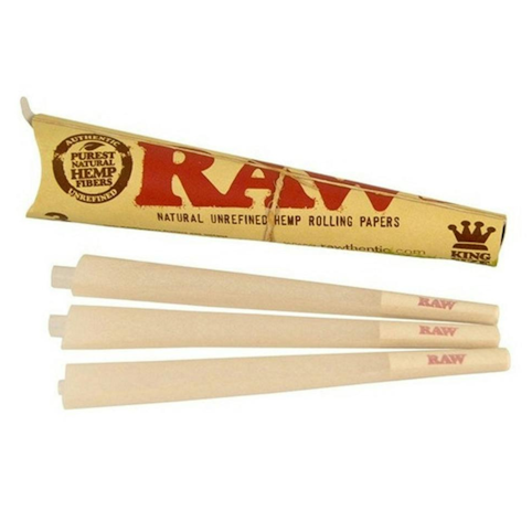 Raw - RAW CONES - KING SIZE 3 PACK