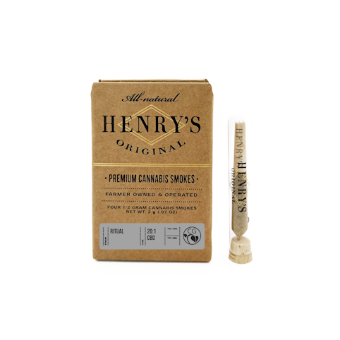 Henry's original - RITUAL 20:1 CBD 4 PACK