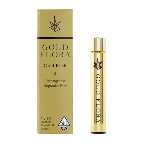 Gold flora - MAC 1 MANGO - GOLD RUSH DISPOSABLE