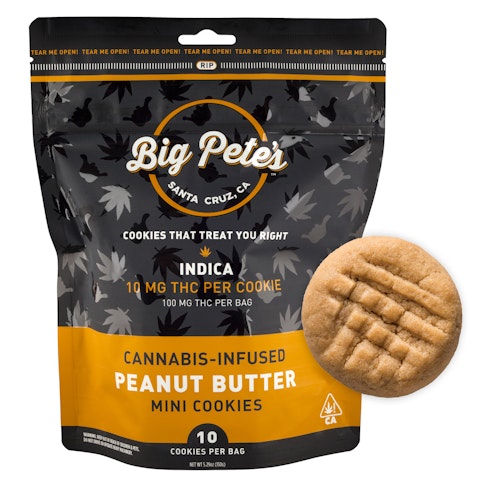 Big pete's treats - PEANUT BUTTER MINI COOKIES 10 PACK