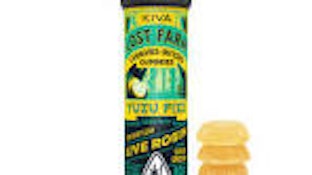 LOST FARMS: YUZU FIZZ ROSIN GUMMY SATIVA 100MG 10 PACK