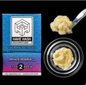 HAVE HASH: BLUE RUNTZ TIER 2 LIVE ROSIN BADDER INDICA 1G