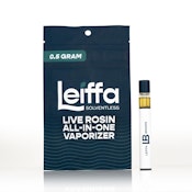 LEIFFA - SHERBERT O'S - LIVE ROSIN DISPOSABLE - 0.5G