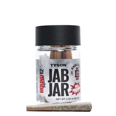 JAB JAR - KNOCK OUT OG - DIAMOND INFUSED 5-PACK