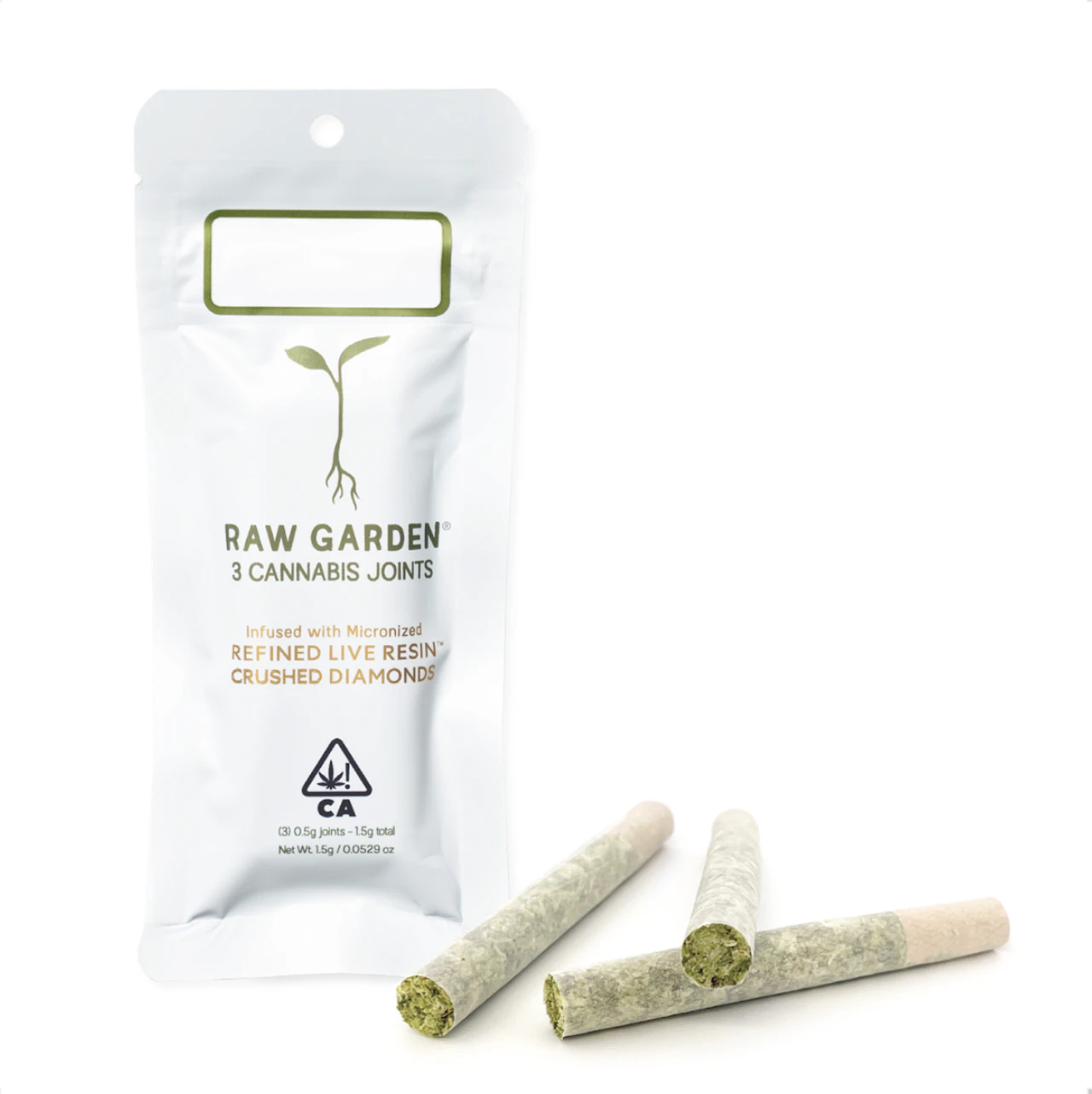 Raw garden - SOUR PASSIONBERRY - DIAMOND INFUSED PREROLL 3PK Main Image