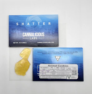 Cannalicious - ANIMAL COOKIES 1G SHATTER