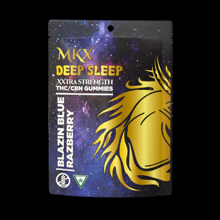 Mkx - DEEP SLEEP BLUE RAZZ CBN GUMMIES (200MG THC 50MG CNB) Main Image
