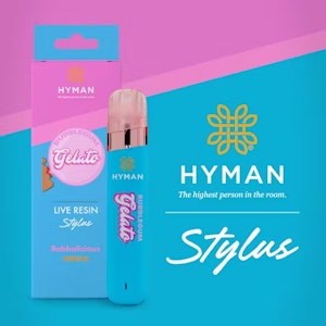 Hyman - BUBBLEGUM GELATO LIVE RESIN 1G  DISPOSABLE