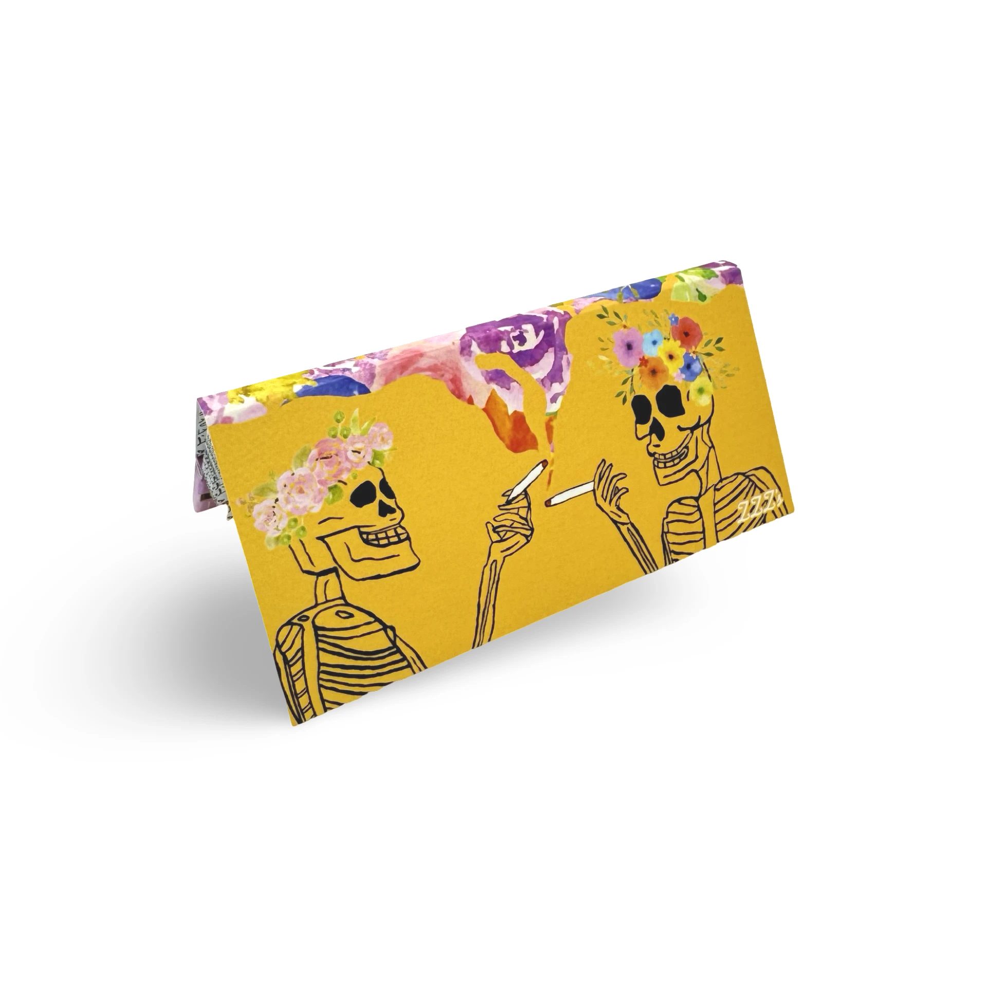Zzz's rolling paper co - KING SIZE "DEADLY FLOWER" SLIM PAPERS AND TIPS Main Image