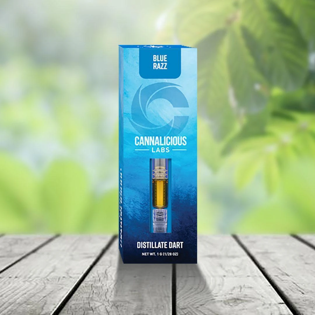 Cannalicious - BLUE RAZZ DISTILLATE DART 1G Main Image