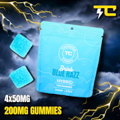 BLUE RAZZ GUMMIES 4CT X 50 - 200MG