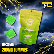 GREEN APPLE 200MG GUMMIES