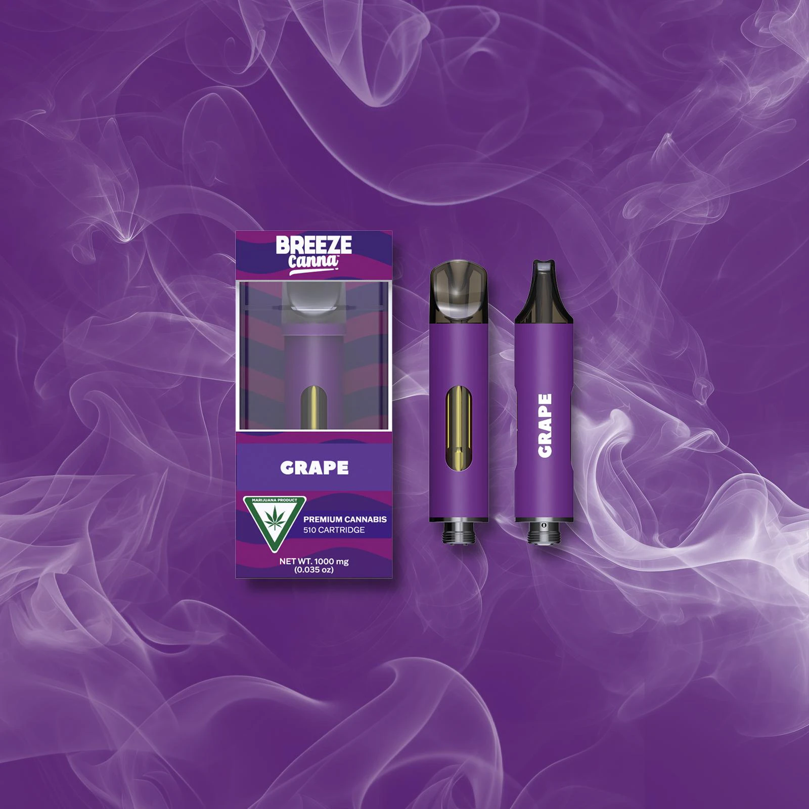 Breeze - GRAPE GUSHER 1G CARTRIDGE Main Image