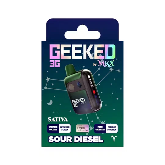 Mkx - SOUR DIESEL 3G DISPOSABLE Main Image