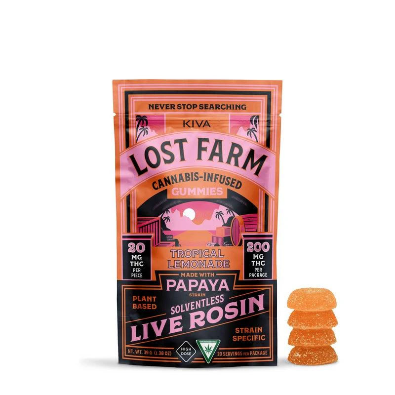Lost farm - TROPICAL LEMONADE LIVE ROSIN 200MG Main Image