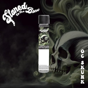 Stoned to the bone - OC SKUNK - 1G  BUBBLE HASH-INFUSED PREROLL