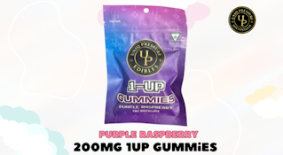 PURPLE RASPBERRY GUMMIES 200MG