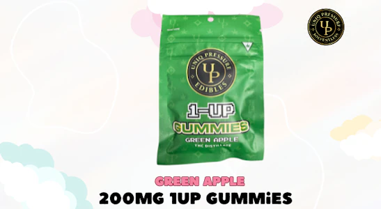Uniq pressure - GREEN APPLE GUMMIES 200MG