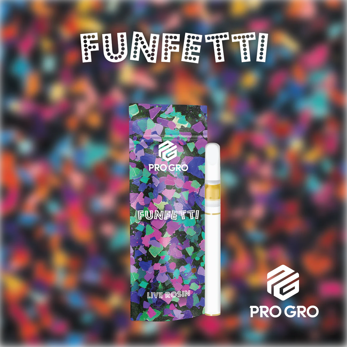 Pro gro - FUNFETTI 0.5G LIVE ROSIN DISPOSABLE Main Image