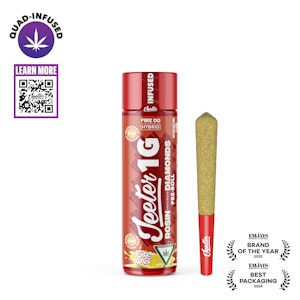 Jeeter - FIRE OG 1G ROSIN INFUSED PREROLL