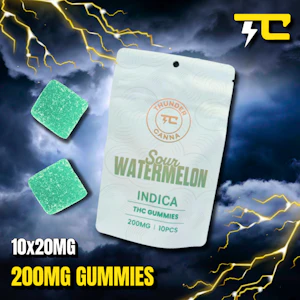 Thunder canna - SOUR WATERMELON GUMMIES 200MG