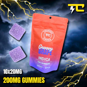Thunder canna - GRAPE 200MG GUMMIES