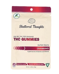 Shattered thoughts - CRANBERRY GUMMIES 10 PK (200MG)