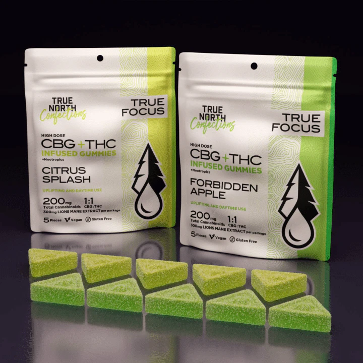 True north - FORBIDDEN APPLE THC GUMMIES 5X20MG 1:1 THC/CBG Main Image