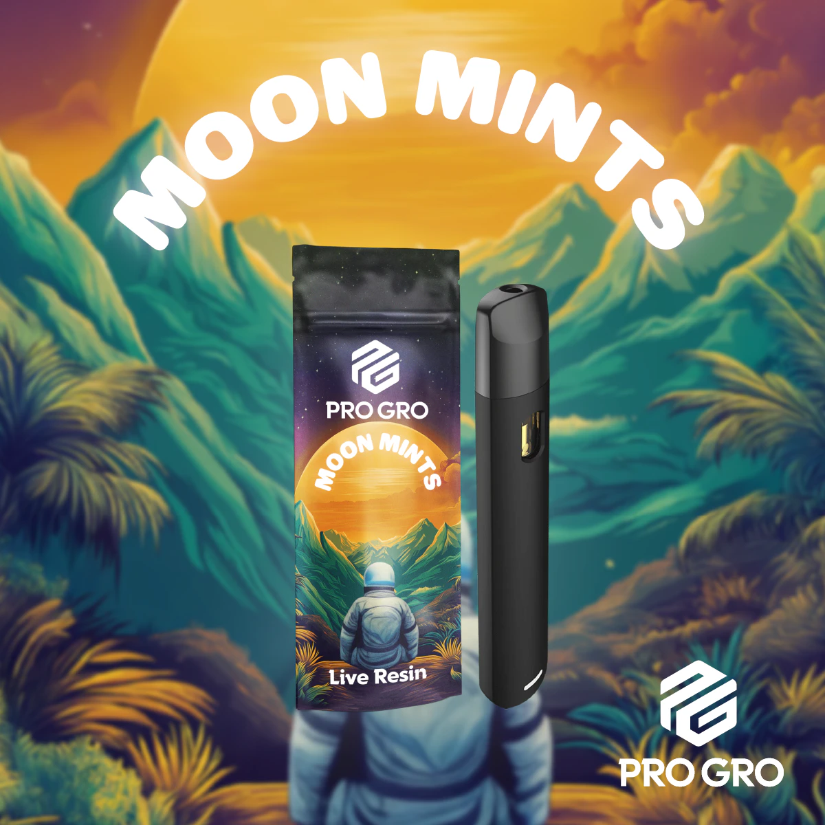 Pro gro - MOON MINTZ 1G LIVE RESIN DISPOSABLE Main Image