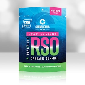 Cannalicious - WATERMELON RSO REST GUMMY - 200MG
