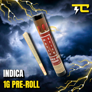 Thunder canna - GARLIC MINTS - MATCHSTICK 1G PRE-ROLL