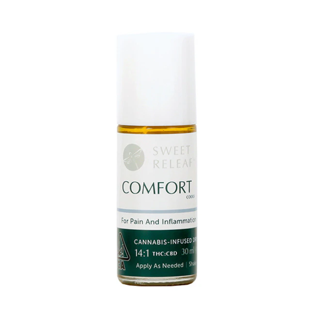 Sweet releaf - DISCOUNTED- 30 ML- COOLS- INFUSED DRY OIL- ROLLER Main Image