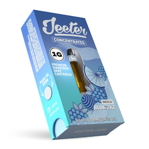 Jeeter - 1G- BLUE ZKZ- LIQUID DIAMOND- CARTRIDGE