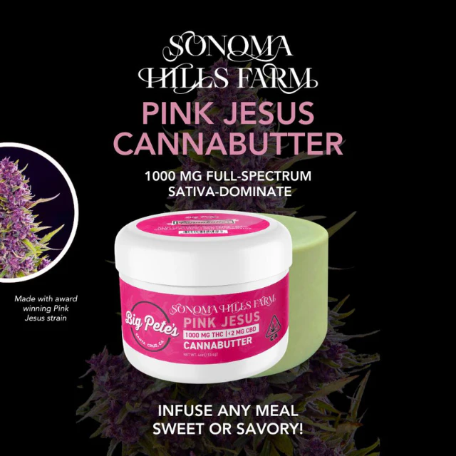 Big pete's - 4 OZ- HYBRID- PINK JESUS- CANNABUTTER Main Image