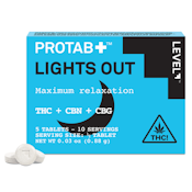 10CT - PROTAB - LIGHTS OUT - THC/CBG/CBN