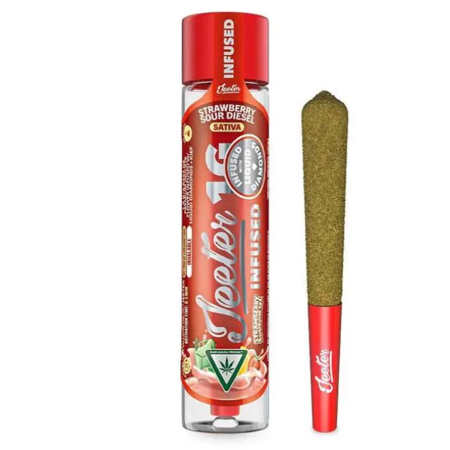 Jeeter - 1G- STRAWBERRY SOUR DIESEL- DIAMOND INFUSED Main Image