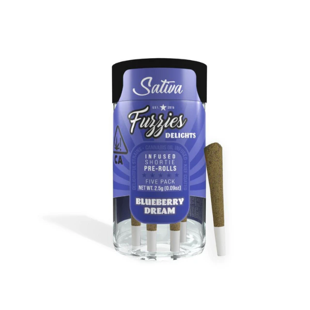 Fuzzies - 5PK- 0.5G- BLUEBERRY DREAM- INFUSED- DELIGHTS Main Image