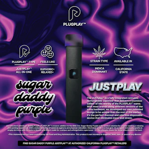 Plugplay - 1G- SUGAR DADDY PURPLE- DISPOSABLE