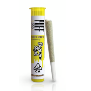 Puff - 1G- PUFF POP- BANANA KUSH- PRE ROLL