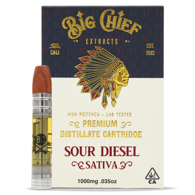 Big chief - 1G- SOUR DIESEL- CARTRIDGE Main Image