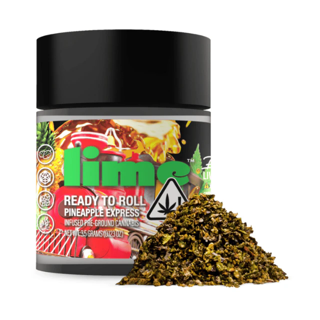 Lime - 1/8 OZ-PINEAPPLE EXPRESS-READY TO ROLL-INFUSED FLOWER Main Image