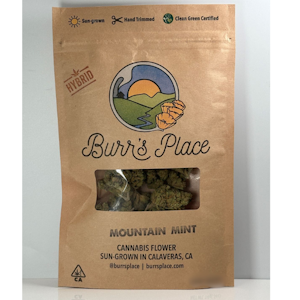 Burr's place - 1/8 OZ- MOUNTAIN MINT- SUN GROWN