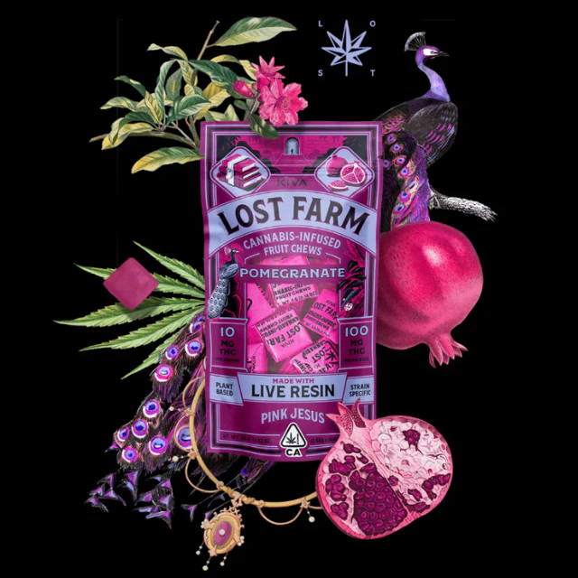 Kiva lost farm - 10CT - POMEGRANATE - FRUIT CHEW Main Image