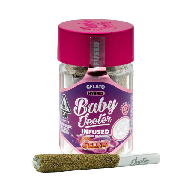 Jeeter - 5PK - 0.5G - GELATO- INFUSED- DIAMOND- BABY JEETER Main Image