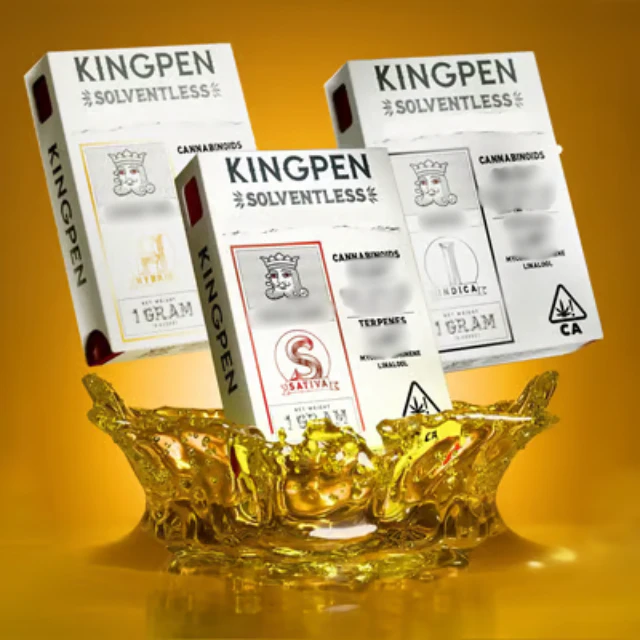 Kingpen - 1G- LEMON CHERRY GELATO- SOLVENTLESS- CARTRIDGE Main Image
