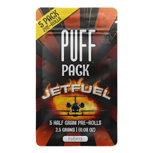 Puff - 5PK- 0.5G- JETFUEL- PRE ROLLS