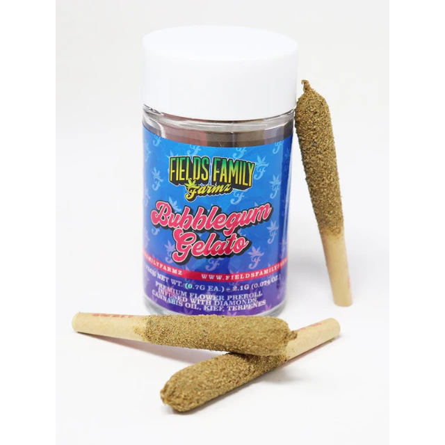 Fields family farmz - 3PK- 0.7G- BUBBLEGUM GELATO- INFUSED Main Image